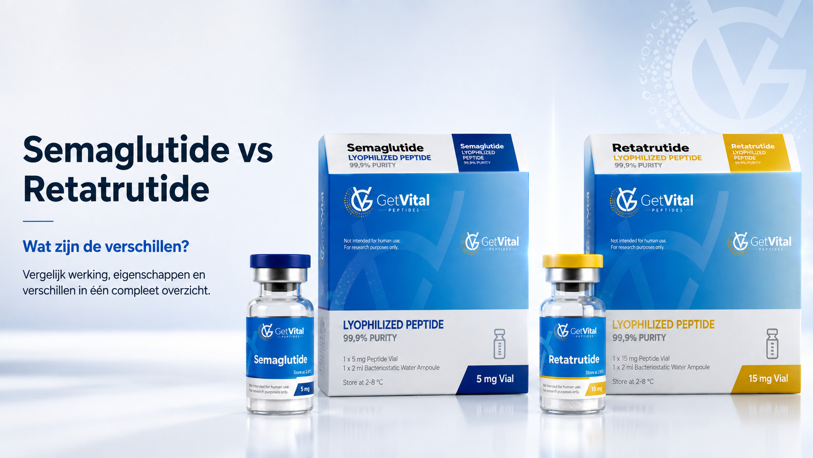 wat zijn de verschillen tussen retatrutide en semaglutide?